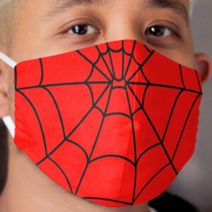Spider Hero (Quarantine face mask style 2020 Coronavirus covid-19 Halloween Night Scary Web) Cloth Face Mask