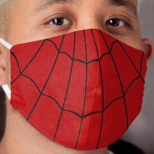 Spider Web - Red Cloth Face Mask