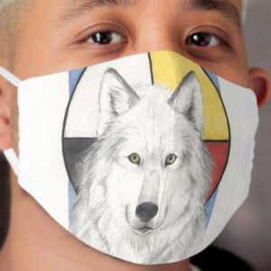 Spirit Wolf Cloth Face Mask