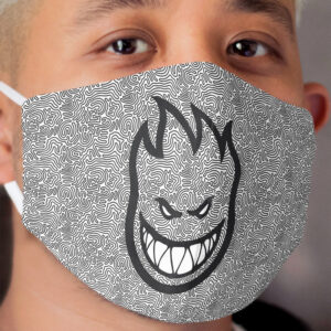 Spitfire Pattern Skate Cloth Face Mask