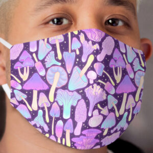 Spooky Mushroom Hunt Cloth Face Mask