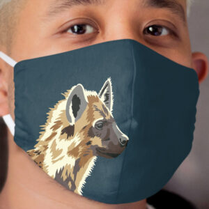 Spotted Hyena Portrait Cloth Face Mask