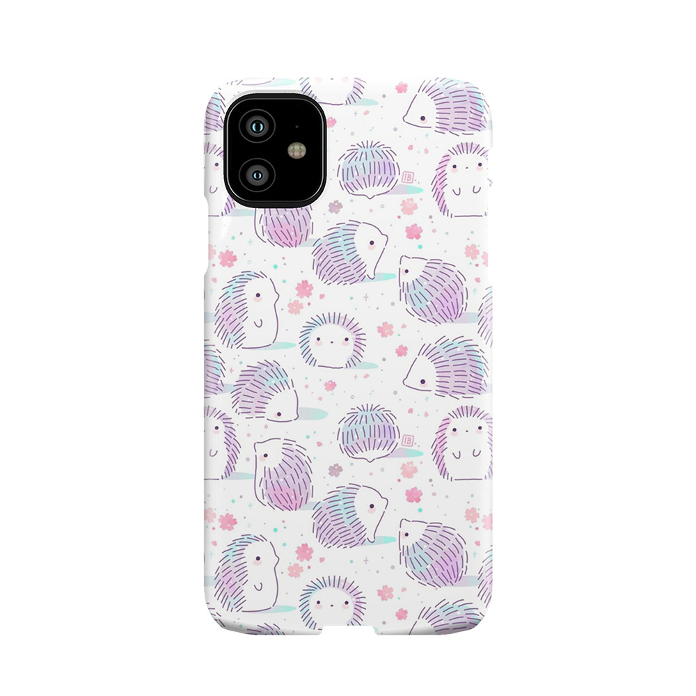Spring Hedgehog Pattern Phone Case