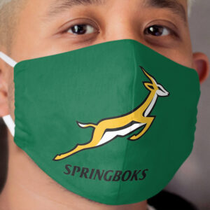 Springboks Rugby - 2019 Springbok Rugby World Cup Champions Cloth Face Mask