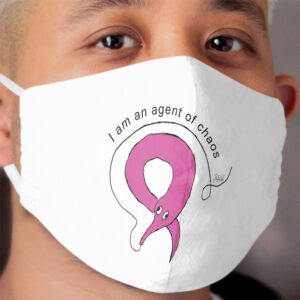 Squirmle: Agent of Chaos Cloth Face Mask