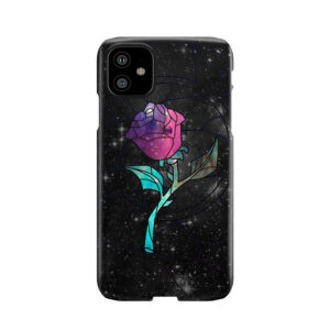 Stained Glass Rose Galaxy Phone Case
