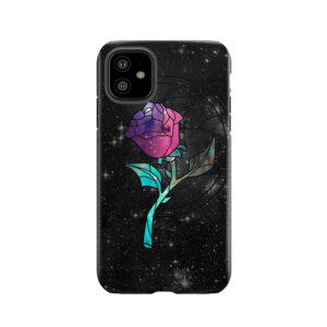 Stained Glass Rose Galaxy Tough Phone Case
