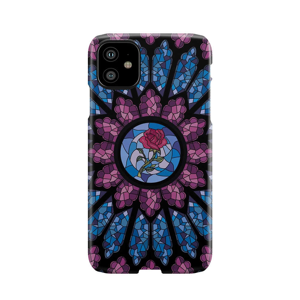 Stained Glass Rose Phone Case