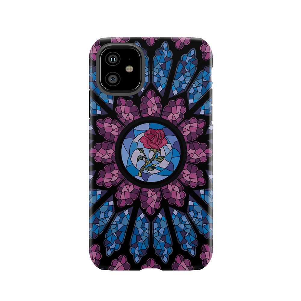 Stained Glass Rose Tough Phone Case