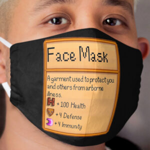 Stardew Valley Cloth Face Mask