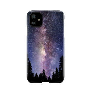 Starry Night Forest - Galaxy Stars Phone Case