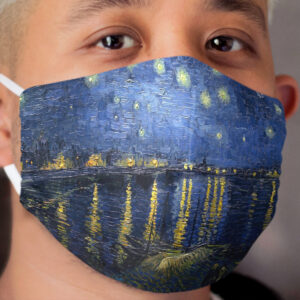 Starry Night Over the Rhone - Van Gogh Cloth Face Mask