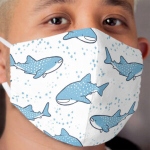 Starry Whale Sharks (Light version) Cloth Face Mask