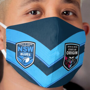 State of Origin 2019 NSW BACK2BACK Champions! Cloth Face Mask
