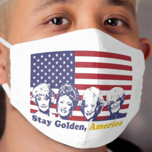 Stay Golden, America Cloth Face Mask