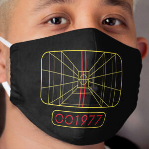 STAY ON TARGET 1977 TARGETING COMPUTER Cloth Face Mask
