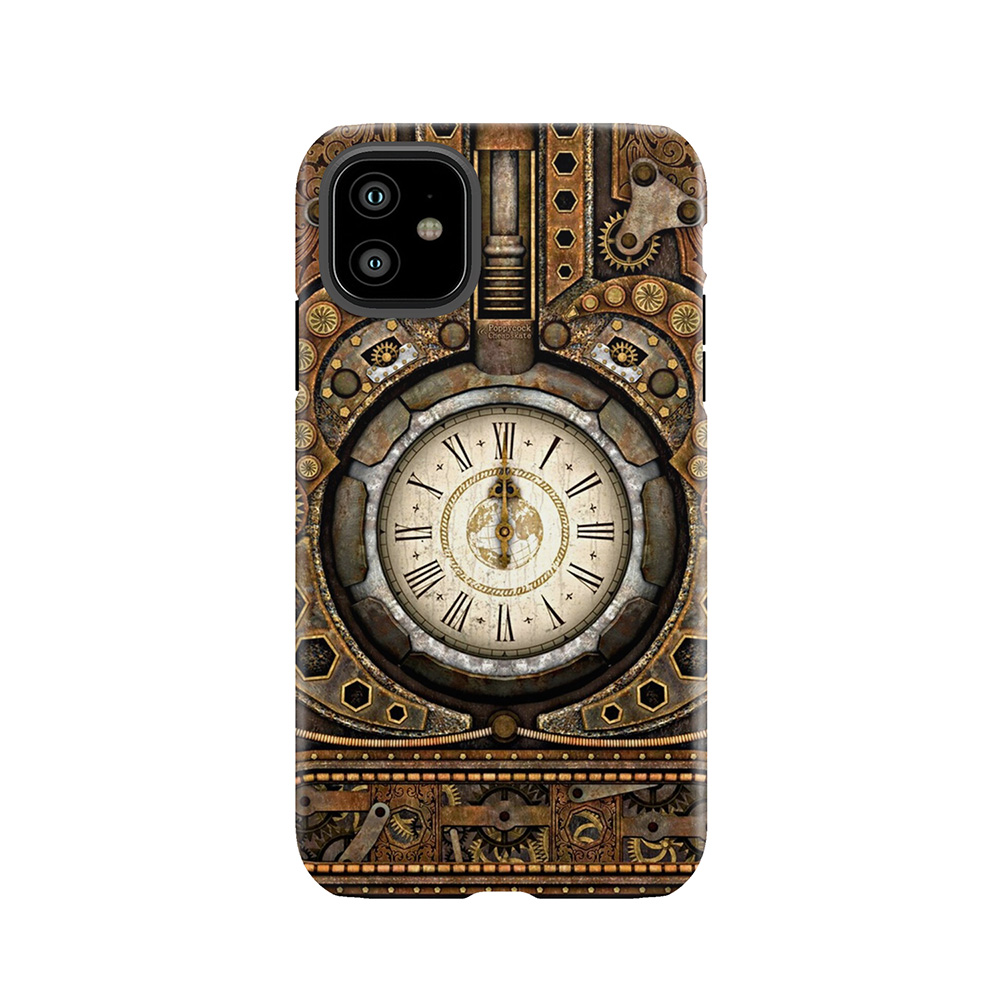Steampunk Vintage Time Machine Tough Phone Case