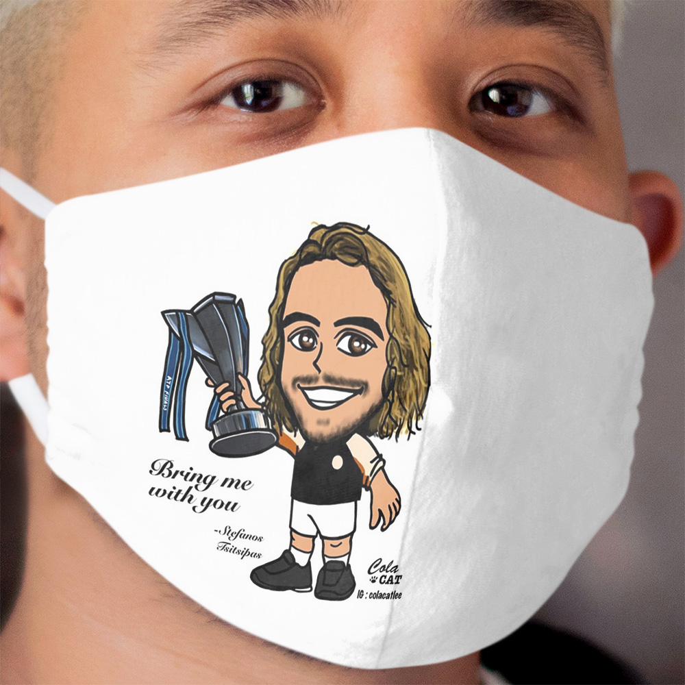 Stefanos Tsitsipas Cloth Face Mask 4
