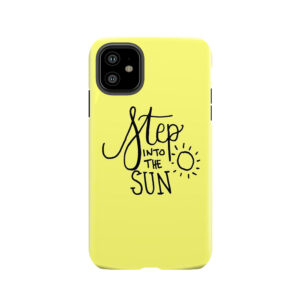 Step Into The Sun Yellow Tough Phone Case