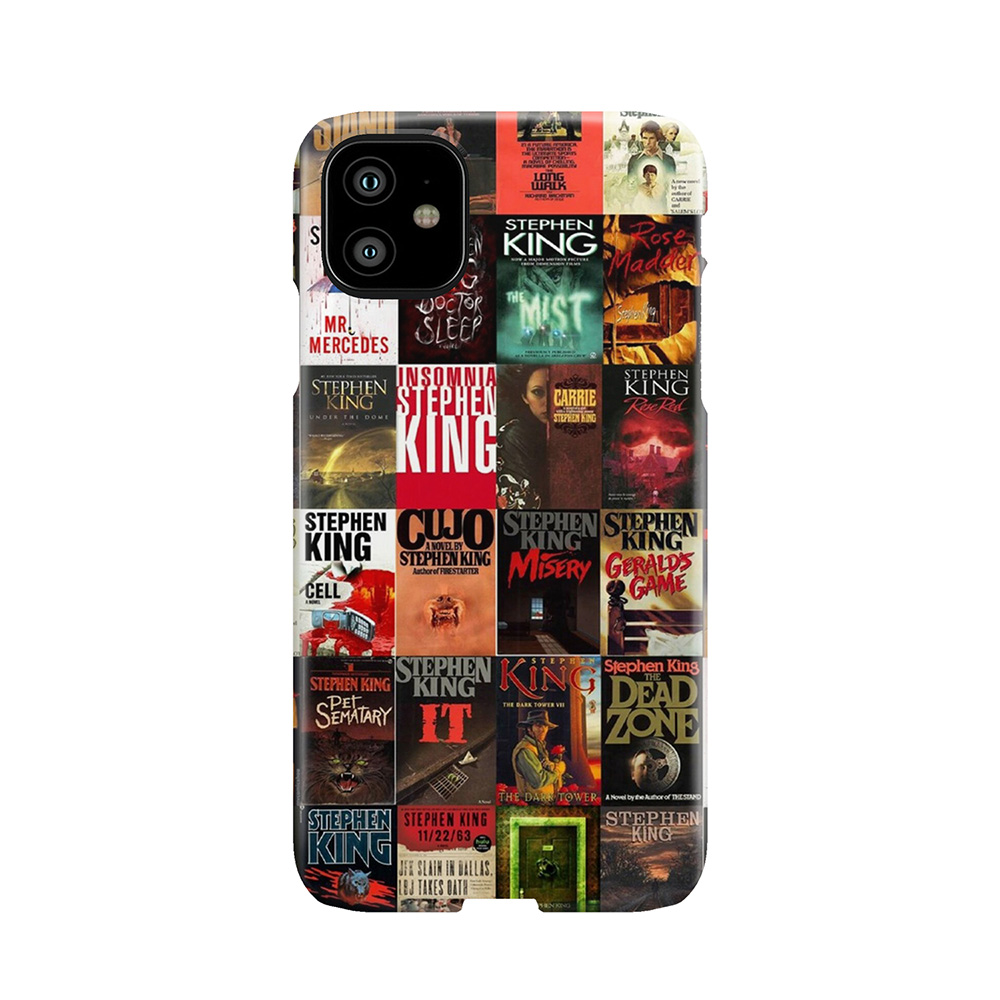 Stephen King Book Cover Collage Phone Case