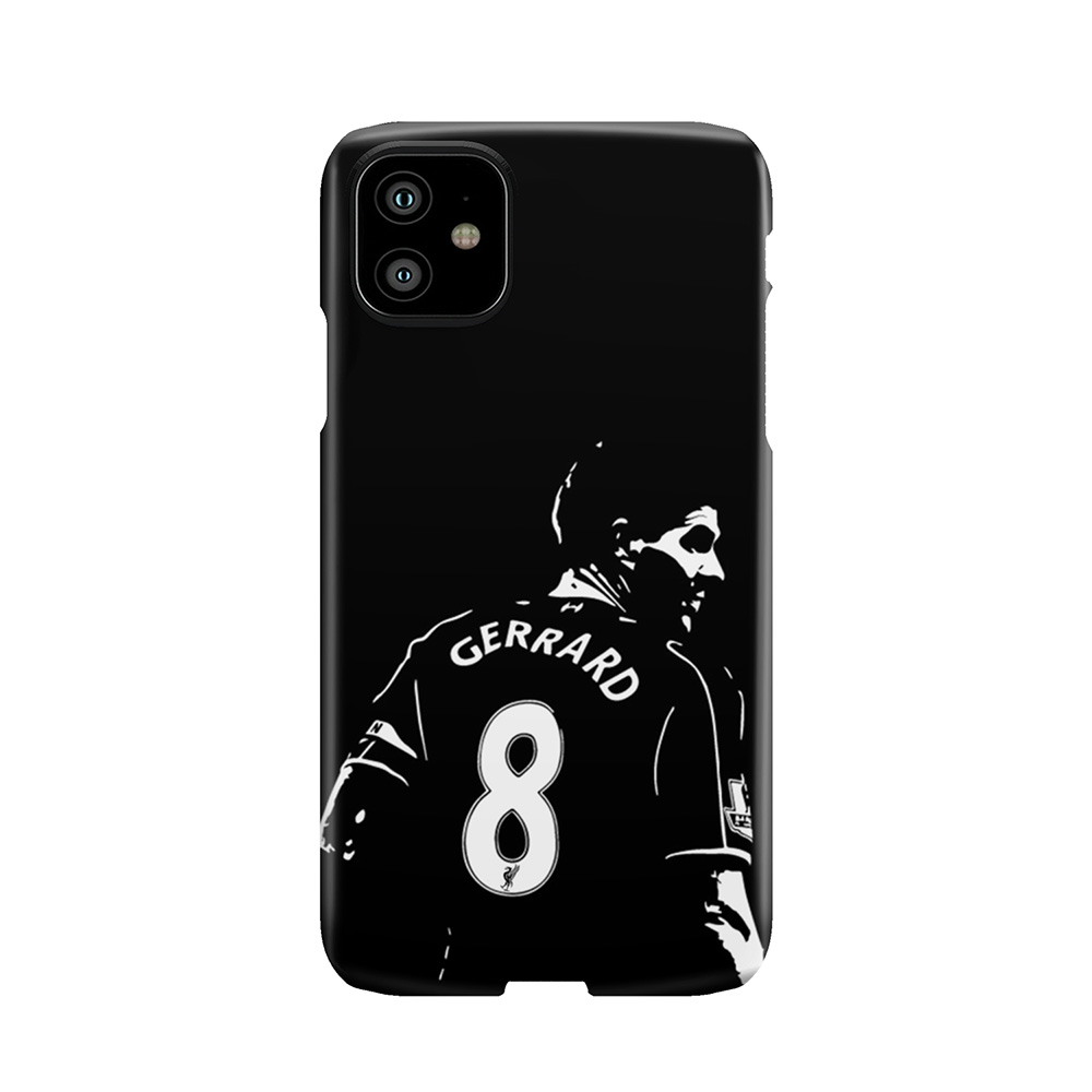 Steven Gerrard - Liverpool Fc Legend Silhouette Phone Case