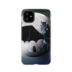 Stich And Toothless Tough Phone Case