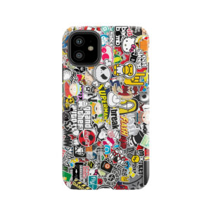 Sticker Bomb Tough Phone Case