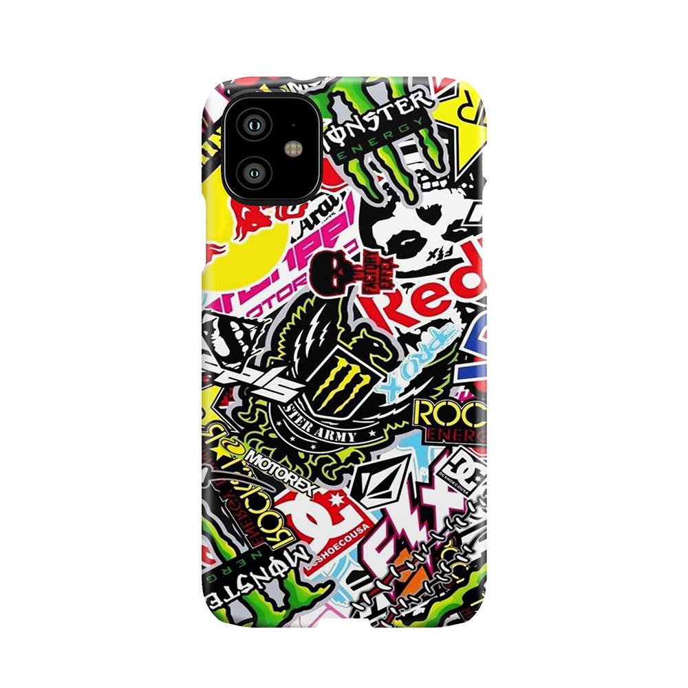 Sticker Logo Collage Phone Case