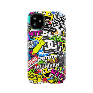 Stickerbomb Apparal Jdm/Eurostyle Tough Phone Case