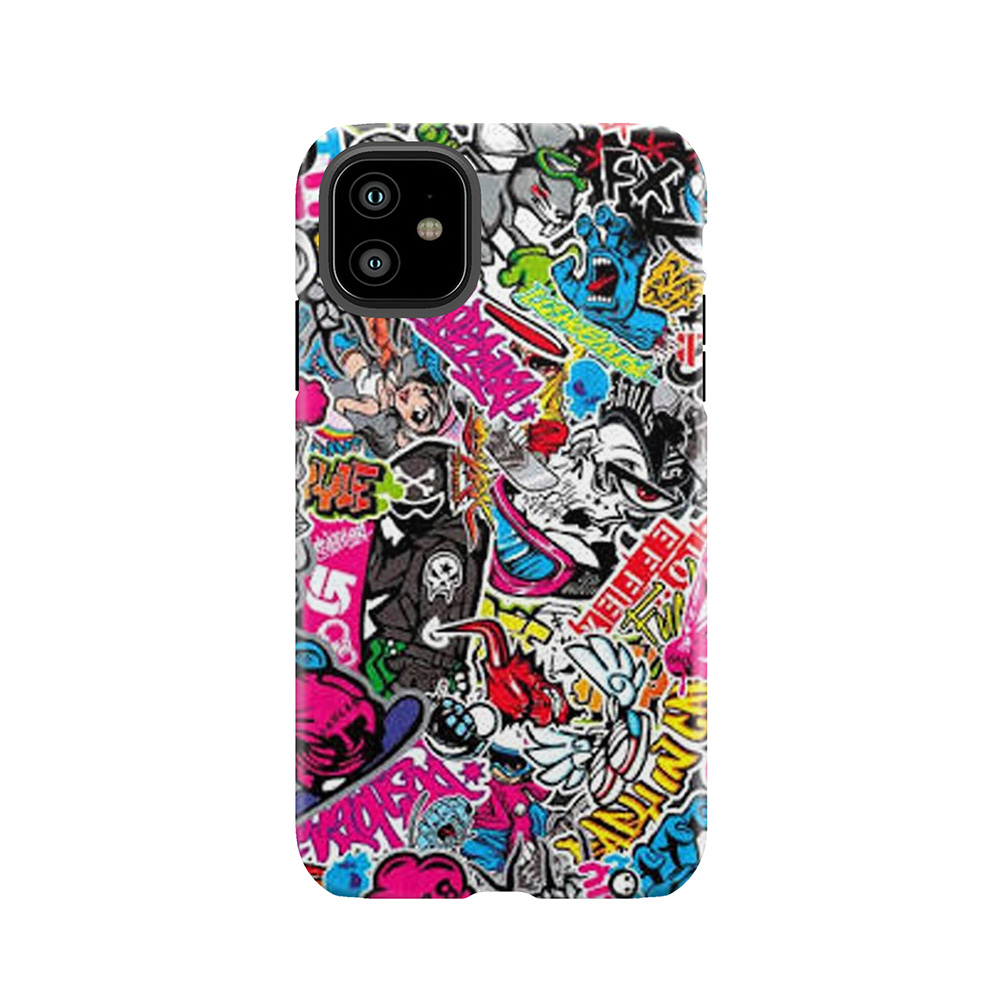 Stickerbomb Fun Tough Phone Case