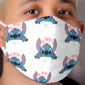 Stitch Heart Crown Cloth Face Mask