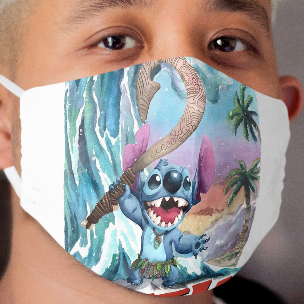 Stitch-Maui crossover Cloth Face Mask