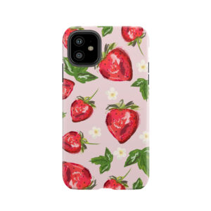 Strawberry Botanical Tough Phone Case
