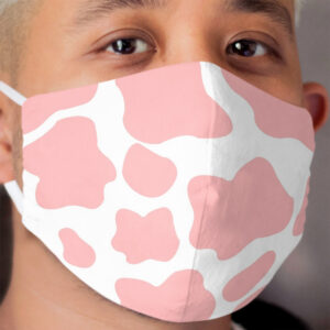 Strawberry Cow Cloth Face Mask