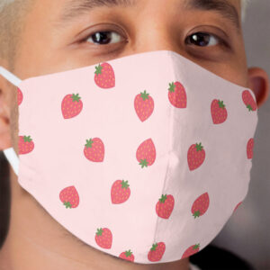 Strawberry fields Cloth Face Mask 2