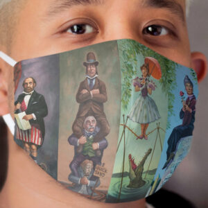 stretch portraits Cloth Face Mask