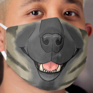 Striped Hyena Cloth Face Mask