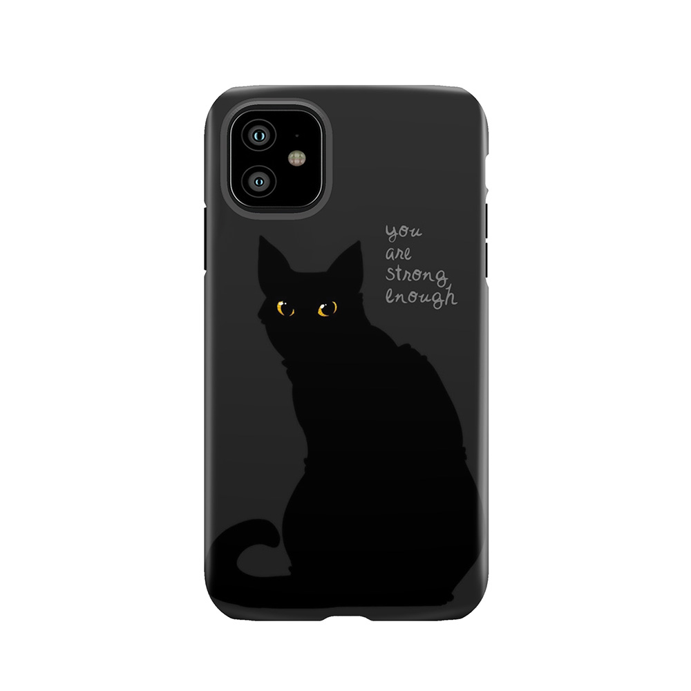 Strong Enough Cat Tough Phone Case
