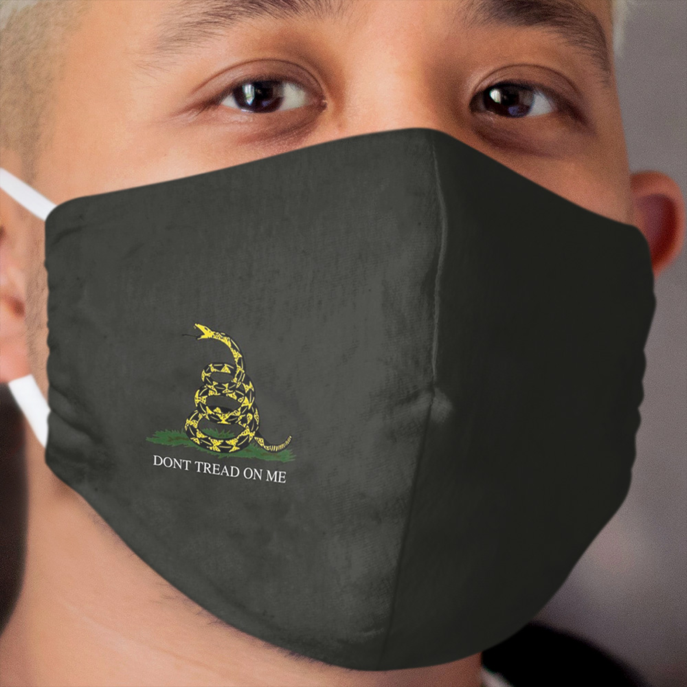 Subtle Gadsden Flag Cloth Face Mask