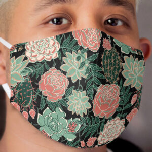 succulent Cloth Face Mask