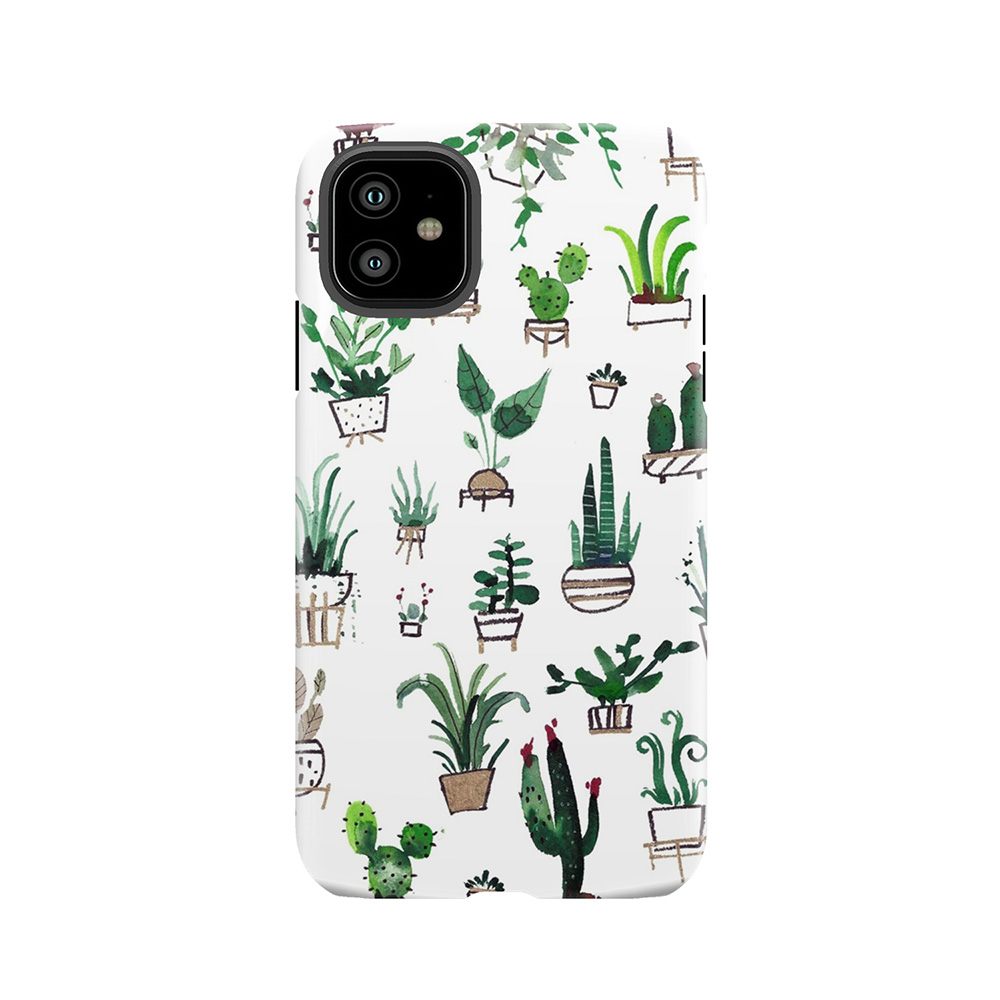 Succulent Plants Watercolor Tough Phone Case