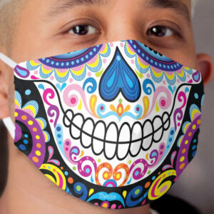 Sugar Skull Art (Cosmos) Cloth Face Mask