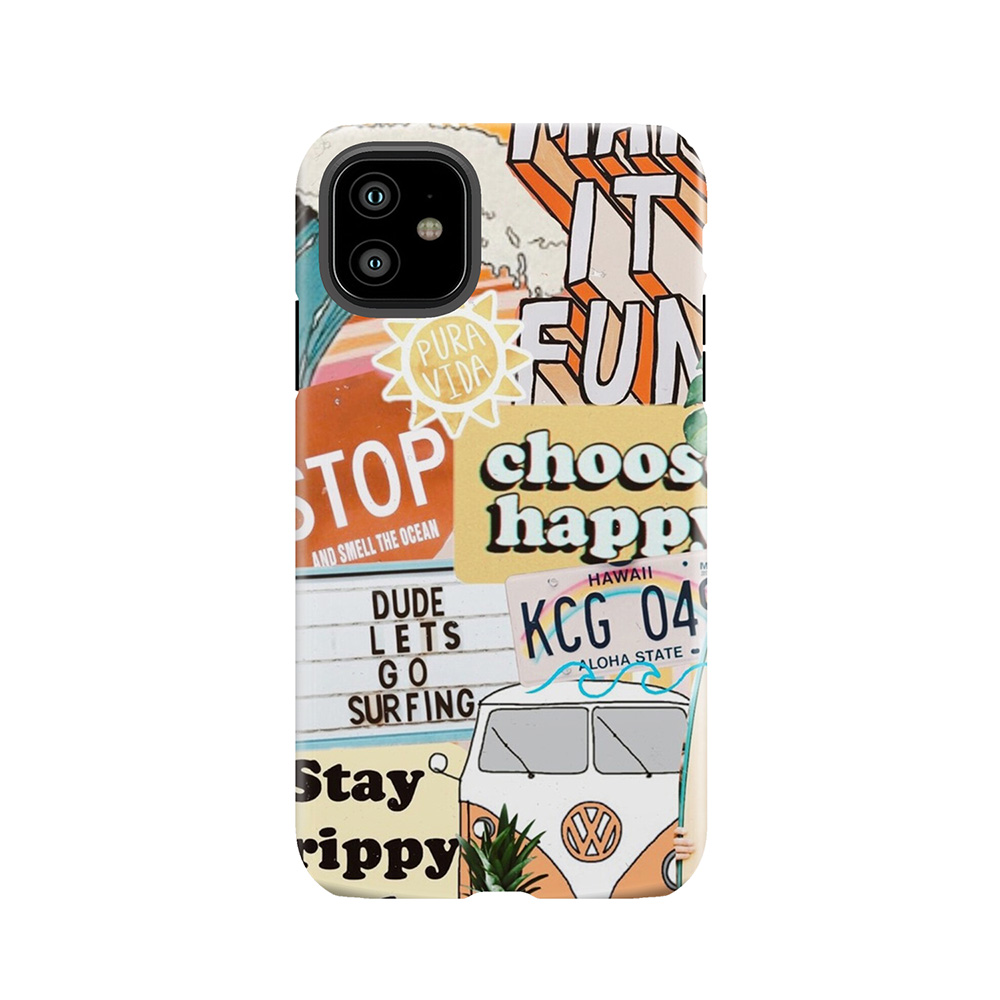 Summer Collage Tough Phone Case