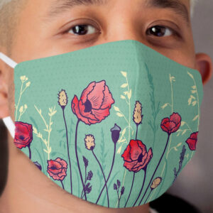 Summer Field Cloth Face Mask