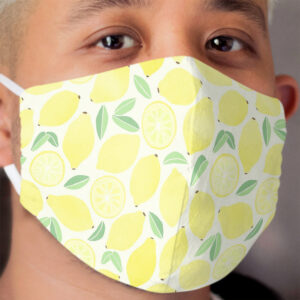 Summer Lemons Cloth Face Mask