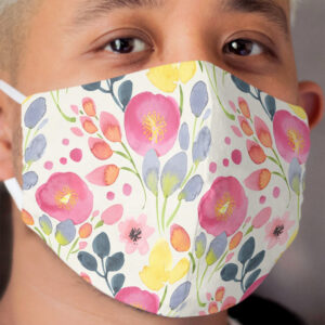Summer Poppies Cloth Face Mask