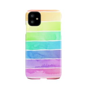 Summer Sorbet Rainbow Stripes Phone Case
