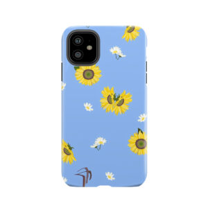 Summer Sunflower Pattern Tough Phone Case
