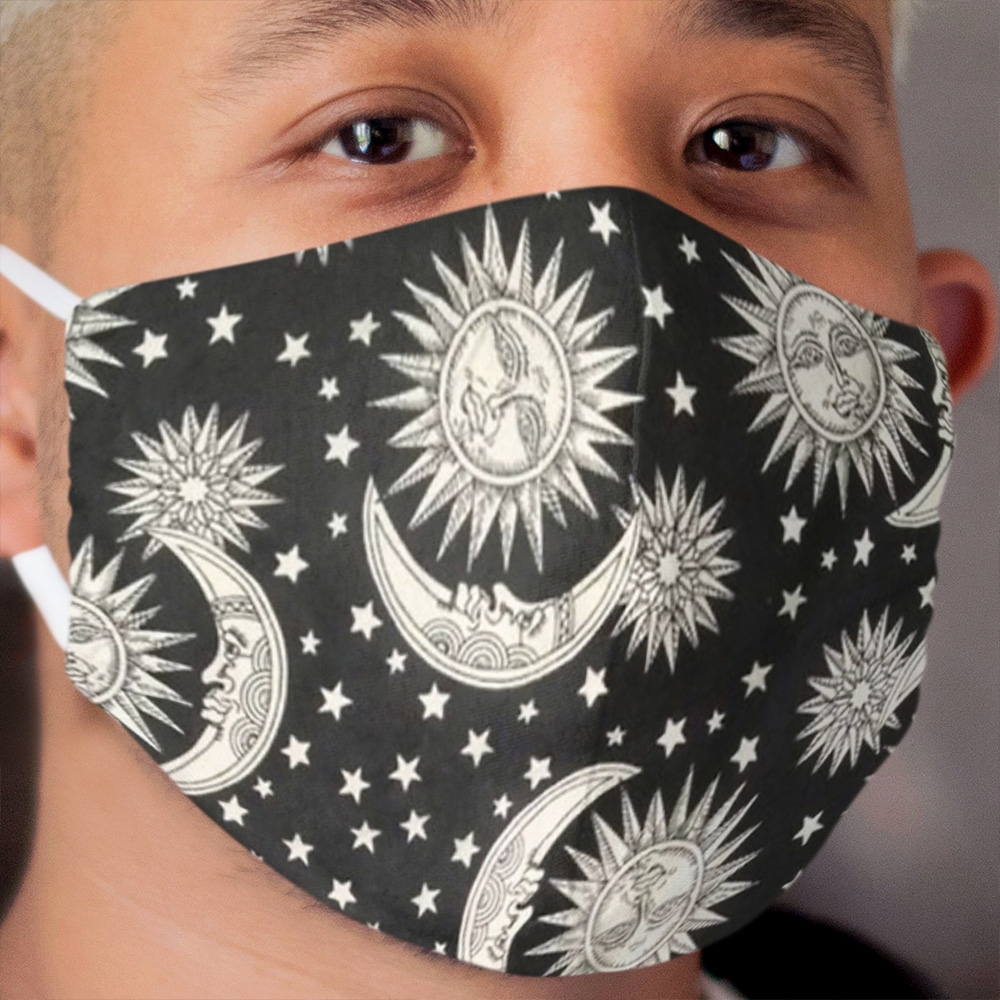 Sun and Moon Cloth Face Mask
