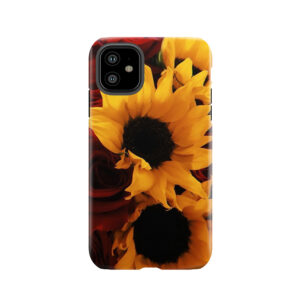 Sunflower And Roses Bouquet Tough Phone Case